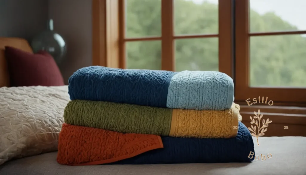 Colchas bohemias deliciosas: 2 mantas reversibles diseñadas para decorar durante todo el año.