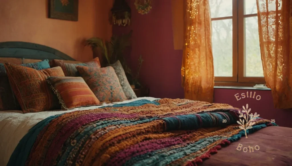 Colchas con detalles de pompones de algodón ecológico: 4-6 mantas de inspiración bohemia cubierta casualmente sobre un fondo colorido.