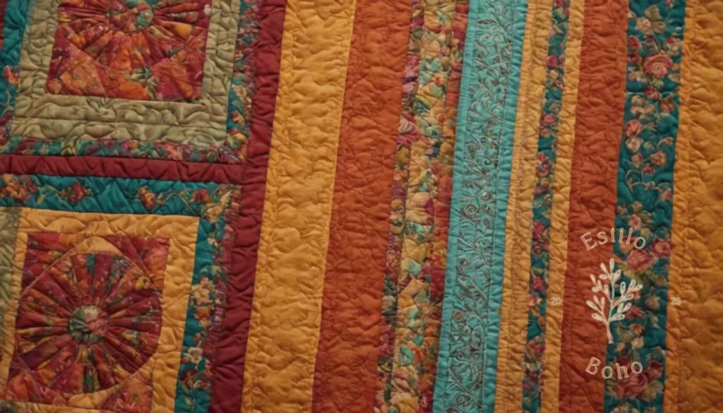 Mantas de lana gruesa para cabañas rusticabrasileras: Una colorida colcha de estilo bohemio o una pieza de arte textil.