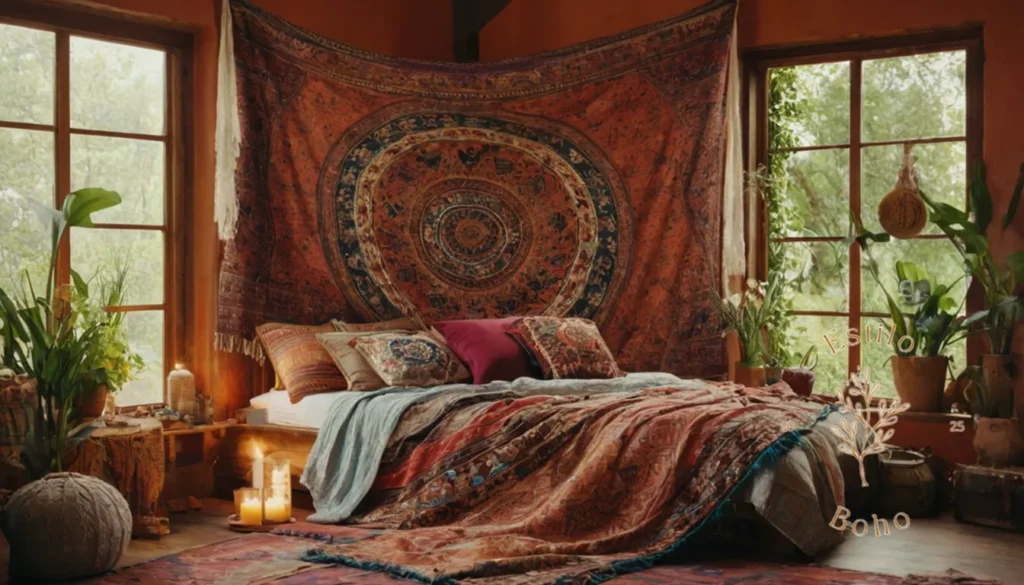 Decorar con Texturas Naturales Boho: Textiles bohemios de moda con errores de decoración para evitar.