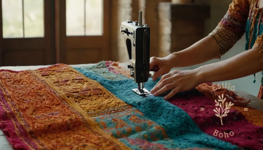 Algodón orgánico para camas bohemias: 3 prendas boho-chic coloridas y fluidas cosidas por manos creativas.