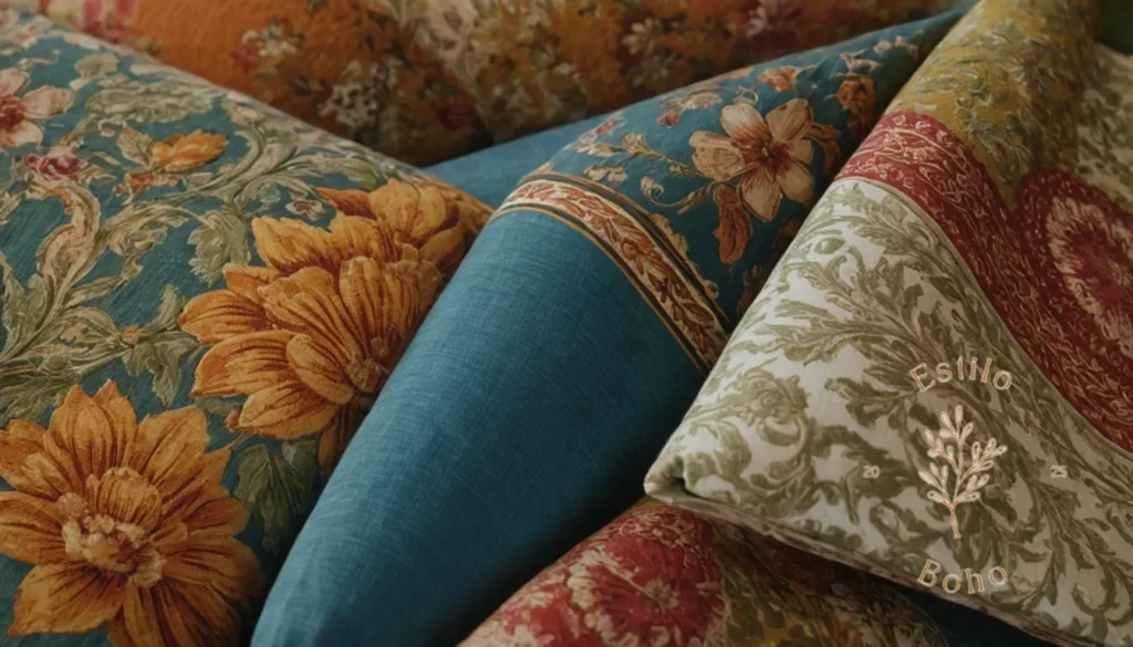 Suave Algodón Orgánico para Boho Estilo: Fabrics de algodón orgánicos de textura tridimensionalmente en estilos de impresión digital boho.