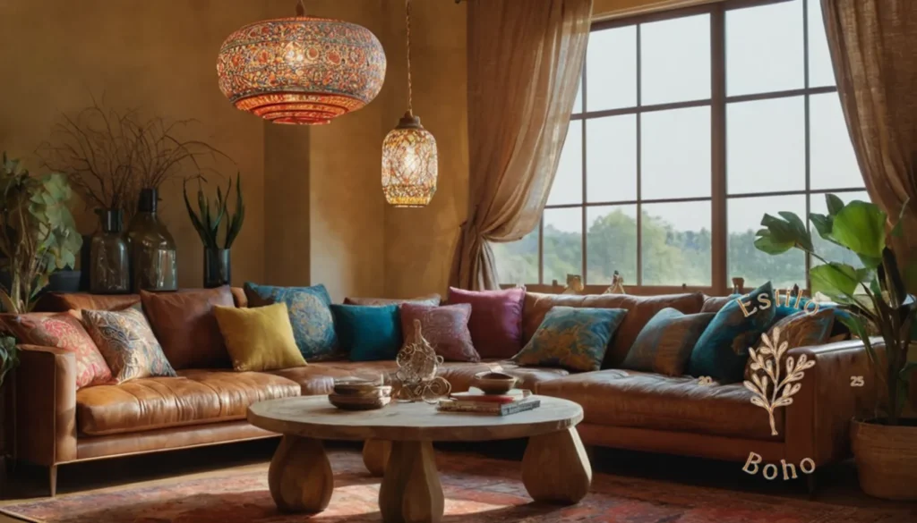 Mejores Bombillas Lámparas Pie Bohemia: 3 lámparas de estilo bohemio en un espacio moderno y ecléctico.