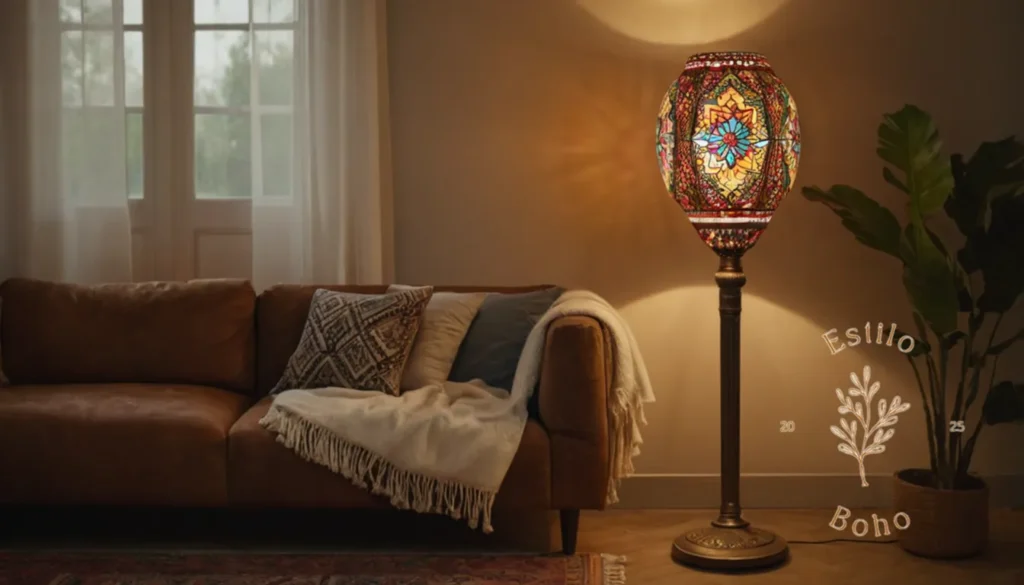 Lámparas Bohemios Más Baratas: 4 lámparas de inspiración bohemia con iluminación LED suave.