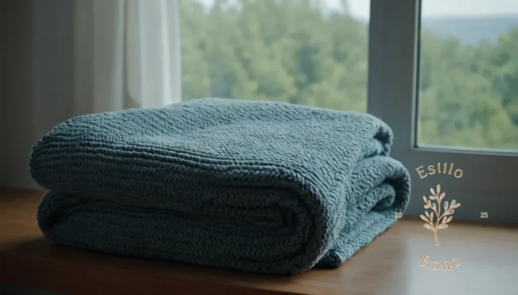 Boho Cojines Algodon Organico: Una manta de algodón grande