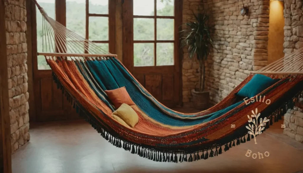 Colchas bohemias de fiestas personalizadas: Hamacas de estilo bohemio tejido a mano o mantas de manta.