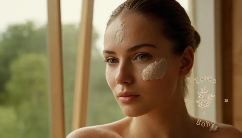 Boho Algodon Orgánico Suave Decoración: Un modelo exfoliante de piel con un ingrediente natural y orgánico.