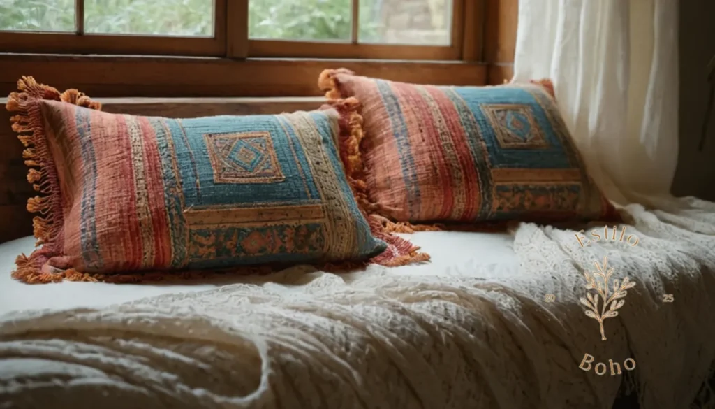 Algodón orgánico suavizante ecoétnico: Textiles de algodón orgánicos tejidos a mano en patrones y colores inspirados en bohemio.