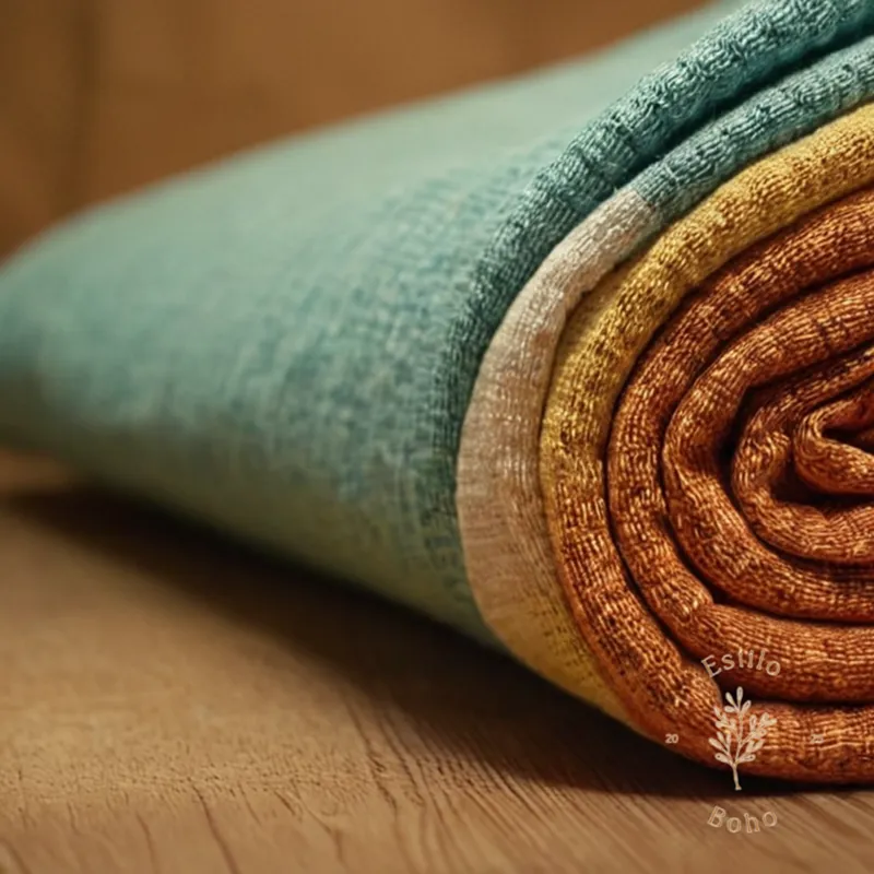 A comparison of organic and conventional cotton fabric textures.