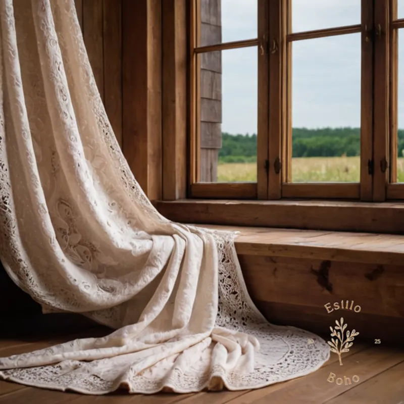 100% organic cotton fabric laid gently on a wooden background.