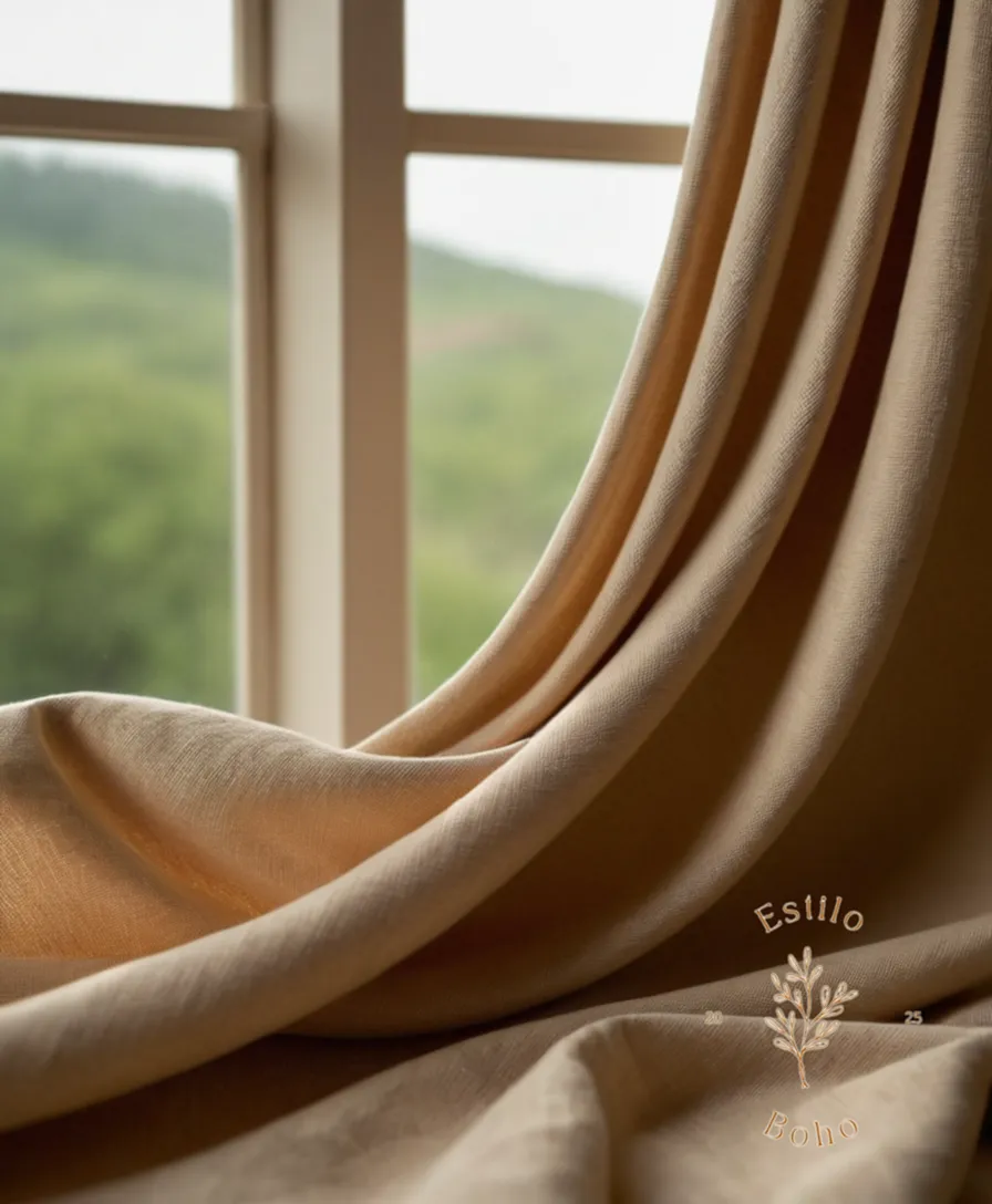 A soft, serene picture of organic cotton fabric.