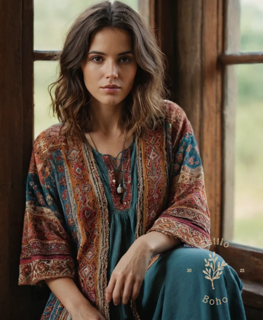 4-6 bohemian-inspired clothing examples with poor style, to illustrate common mistakes.