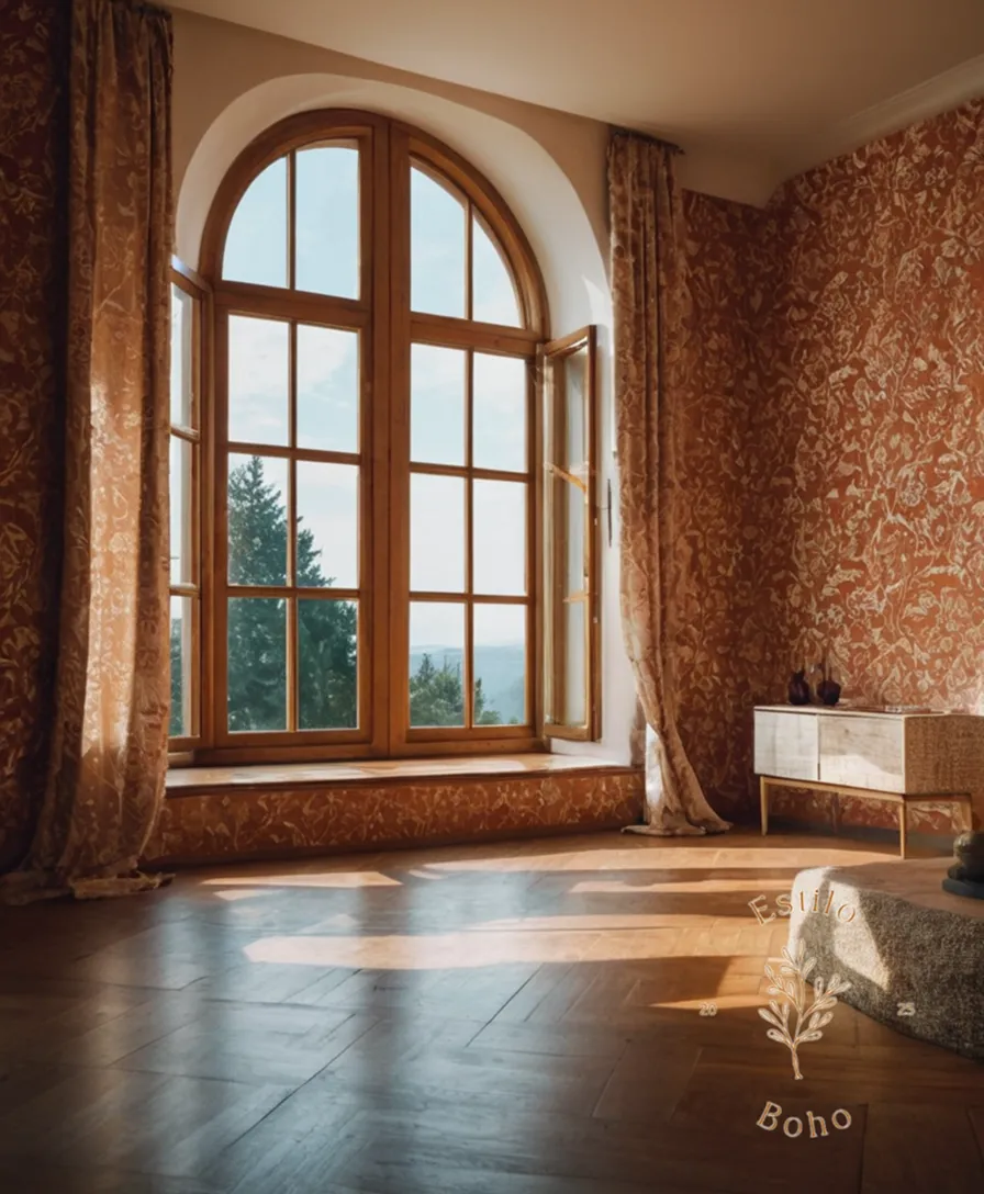 2 contrasting patterns or textures balanced aesthetically together.