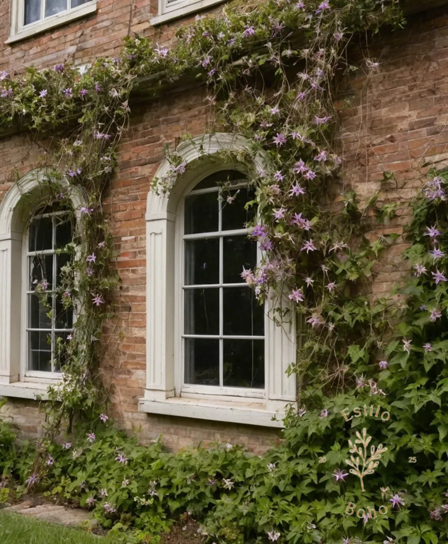 2 struggling, wilting Bohemian Clematis vines amidst common plant pest damage.