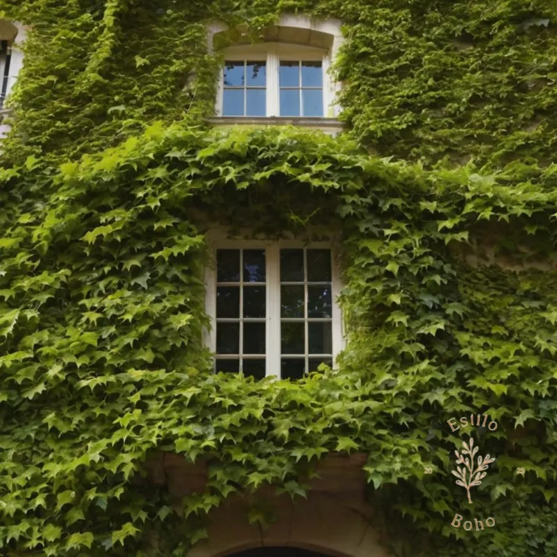 A climber like Boston ivy thriving in shady conditions.