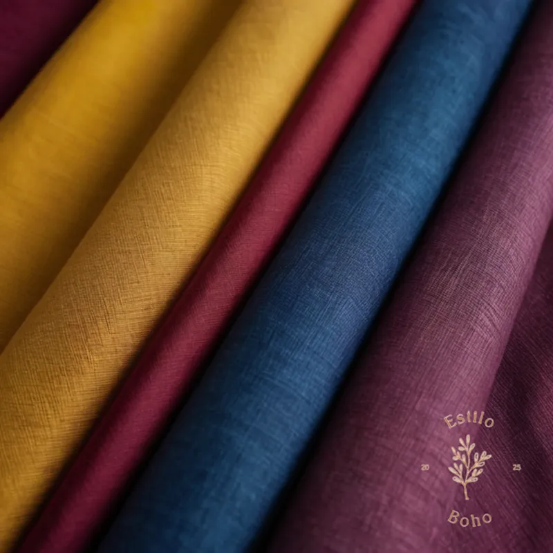 natural dyes applied to fabric in vibrant, colorful patterns.